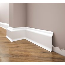LPC-16M - pomalowana na biało, gotowa do montażu, listwa przypodłogowa Creativa.